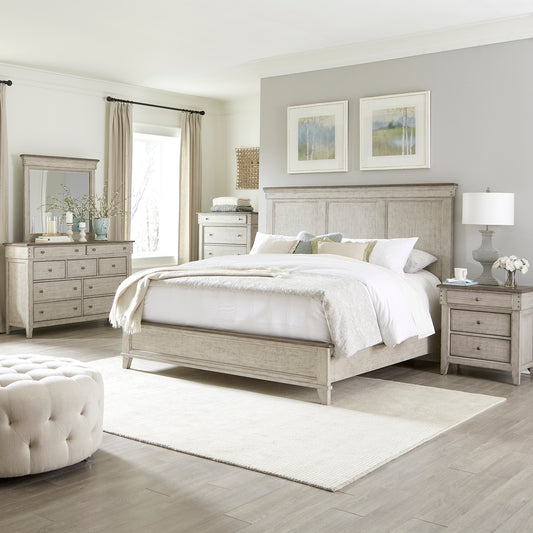 Ivy Hollow Queen Panel Bed, Dresser & Mirror, Chest, Night Stand Bedroom Set