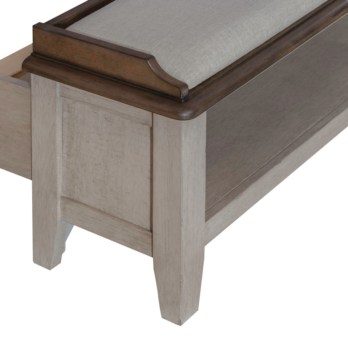 Ivy Hollow Queen Upholstered Bench Footboard
