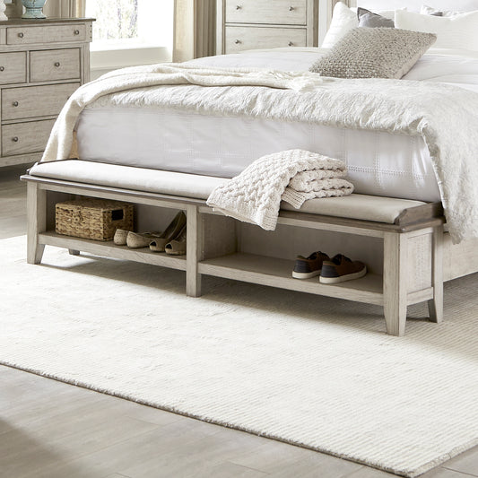 Ivy Hollow Queen Upholstered Bench Footboard