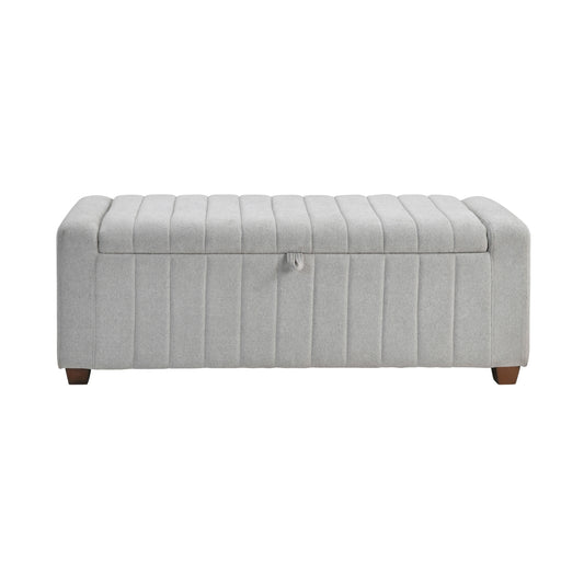 Derby Storage Bench - Gray