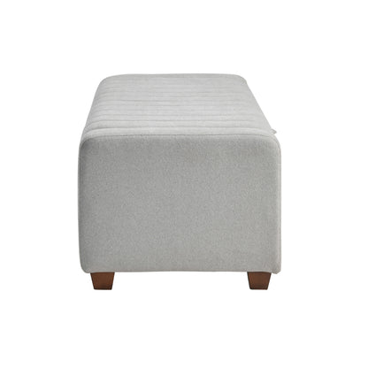Derby Storage Bench - Gray