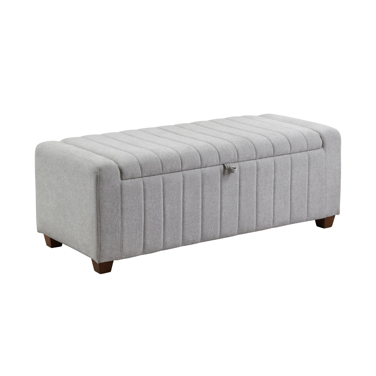 Derby Storage Bench - Gray