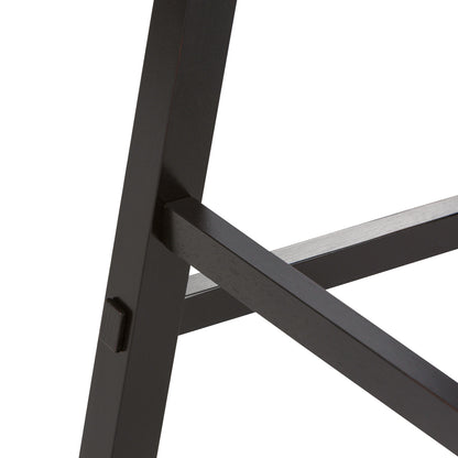 Creations 30 Inch Sawhorse Barstool - Black (RTA)