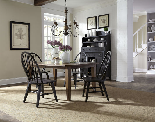 Hearthstone Ridge Windsor Back Side Chair - Black