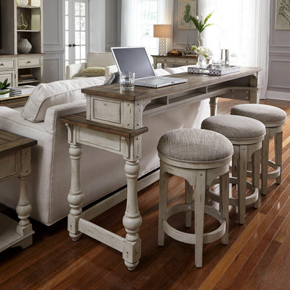 Morgan Creek 4 Piece Console Set (1-Console 3-Stools)