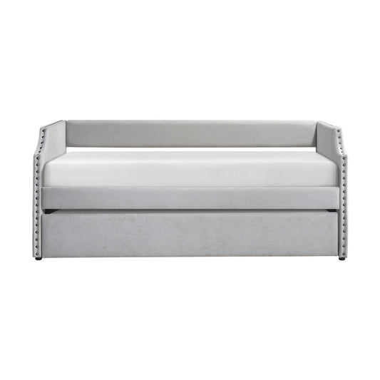 Shiloh Daybed with Trundle - Light gray