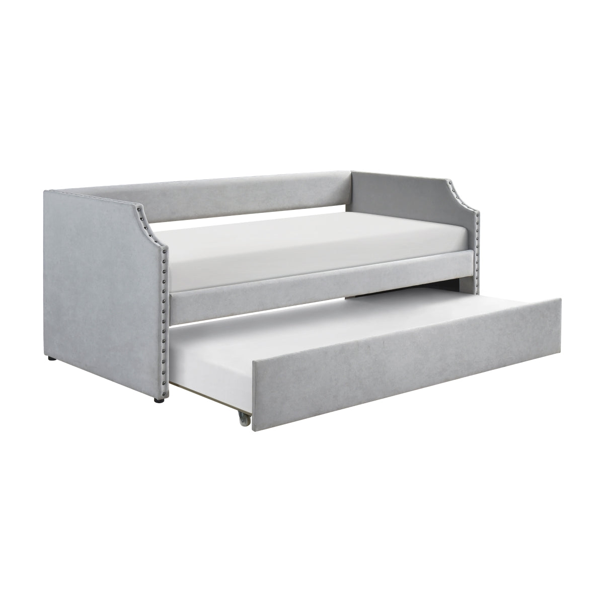 Shiloh Daybed with Trundle - Light gray