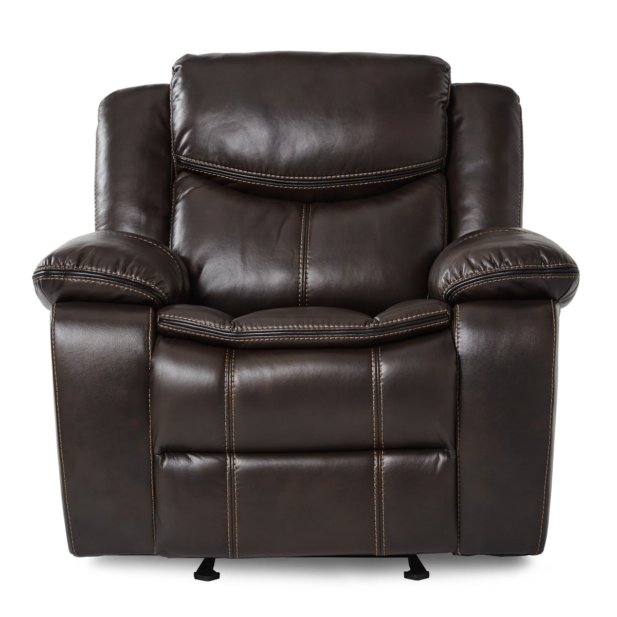 Bastrop Glider Reclining Chair - Brown