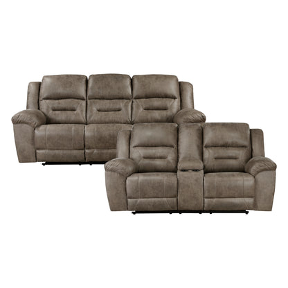 Hazen 2-Piece Living Room Set (Sofa and Love Seat)