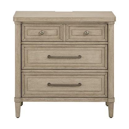 Rochelle Park Nightstand w/ Charging Station
