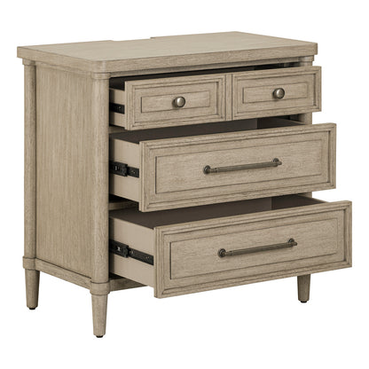 Rochelle Park Nightstand w/ Charging Station