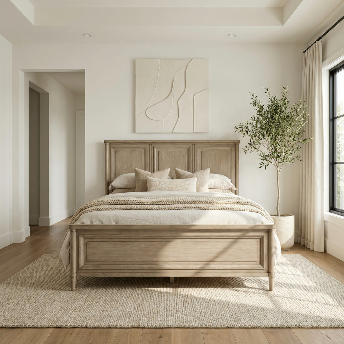 Rochelle Park Cal King Panel Bed Rails