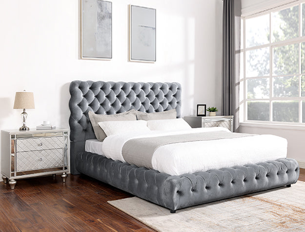 Flory Bed Grey (5112GY-ALL)