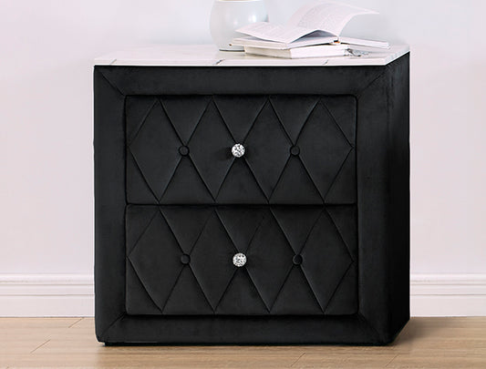 Annabelle Night Stand Black (5114BK-2)