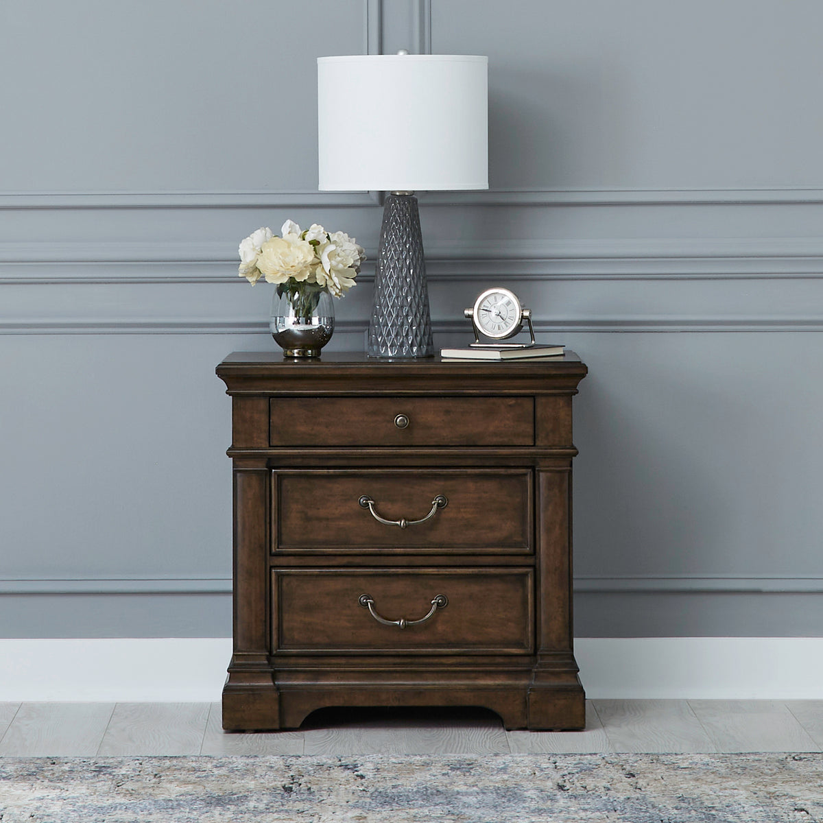 Arden Road Nightstand w/ Charging Station