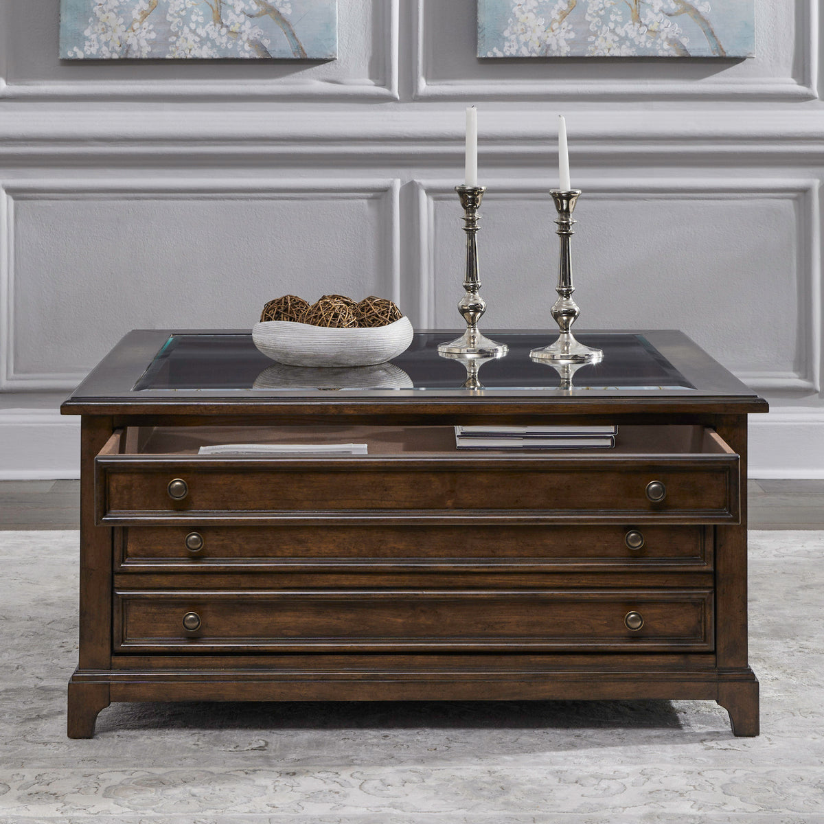 Arden Road Square Collector Cocktail Table