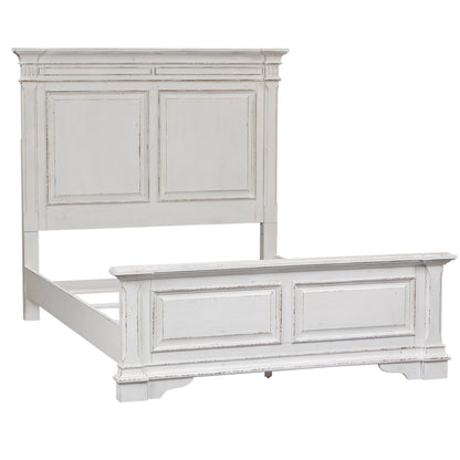 Abbey Park Queen Panel Bed, Dresser & Mirror, Chest Bedroom Set