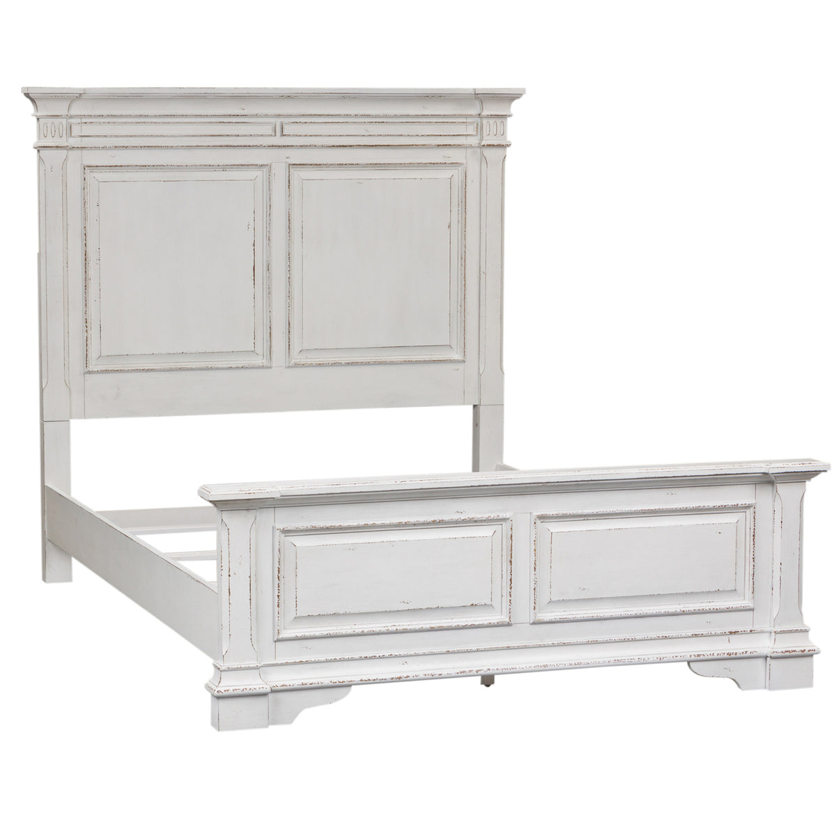 Abbey Park Queen Panel Bed, Dresser & Mirror, Chest, Night Stand Bedroom Set