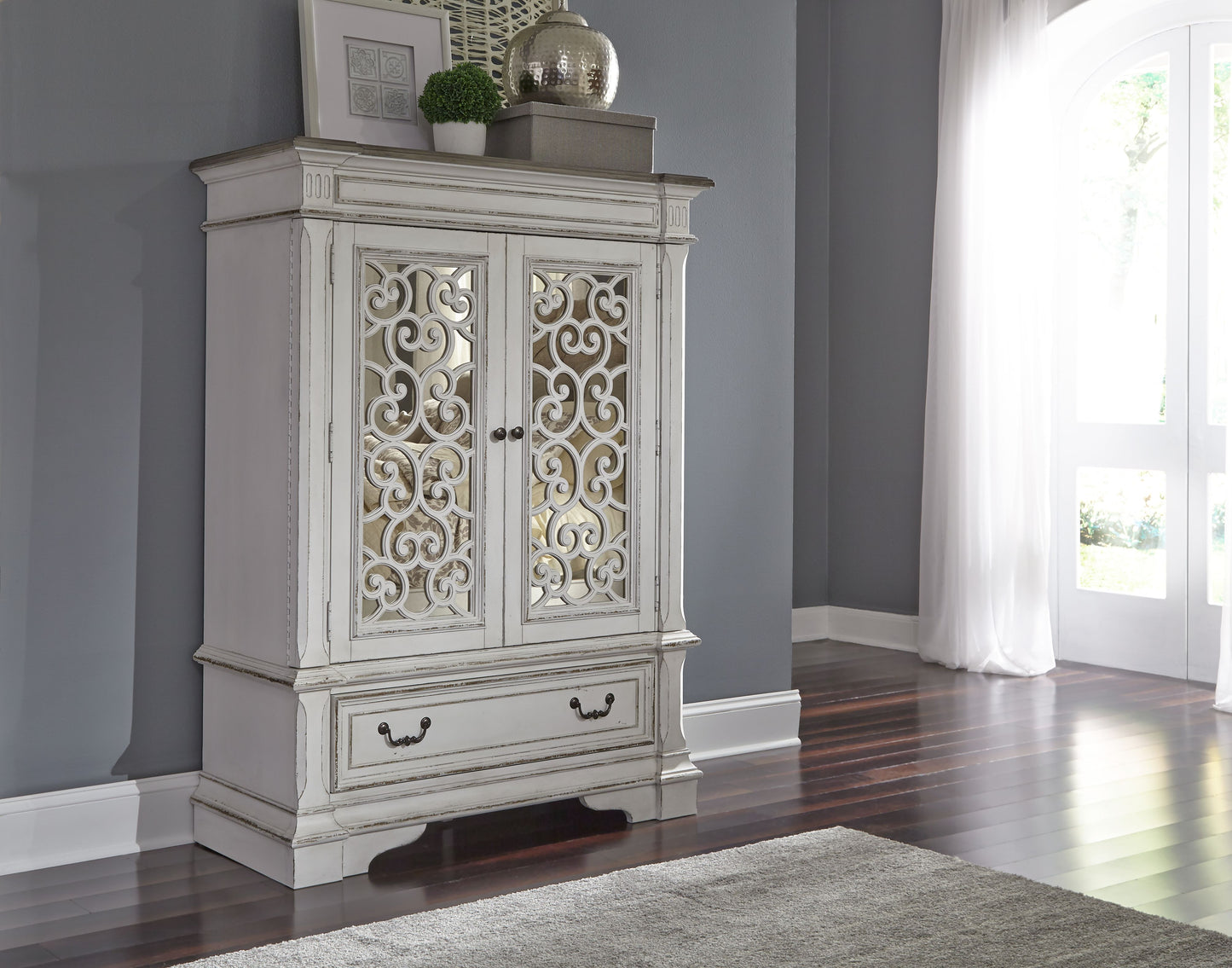 Abbey Park Mirrored Door Chest