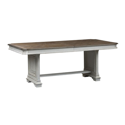 Abbey Park 5 Piece Trestle Table Set