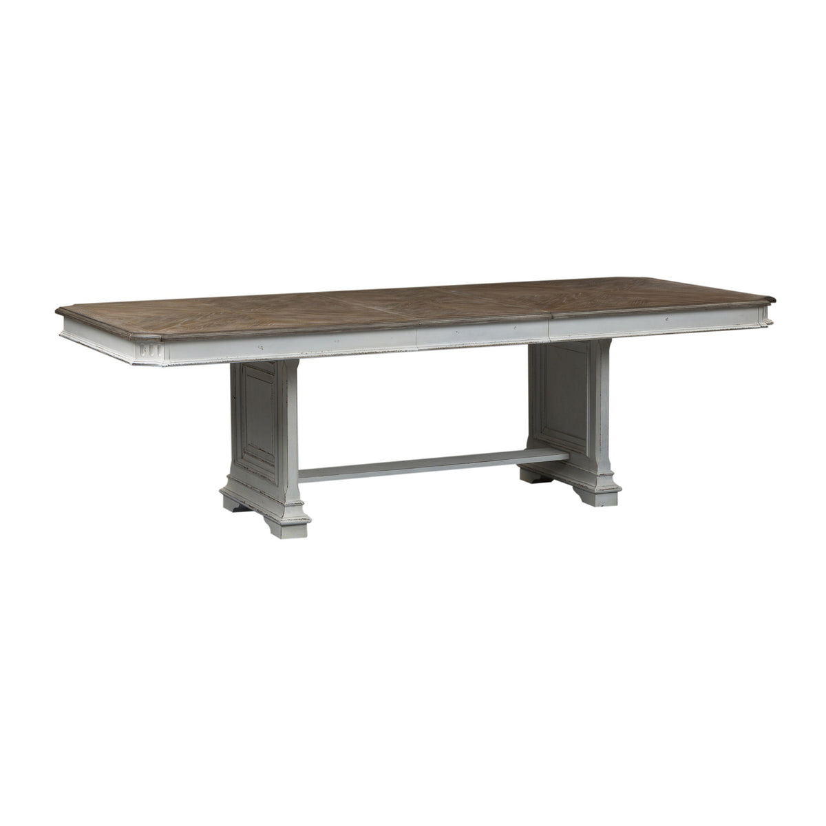 Abbey Park 7 Piece Trestle Table Set