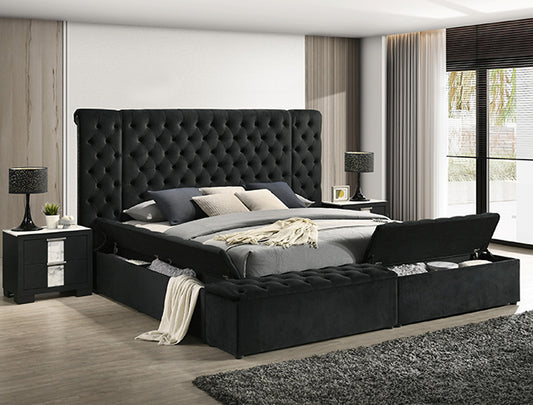 Liliana Black Bed Frame (5203BK)