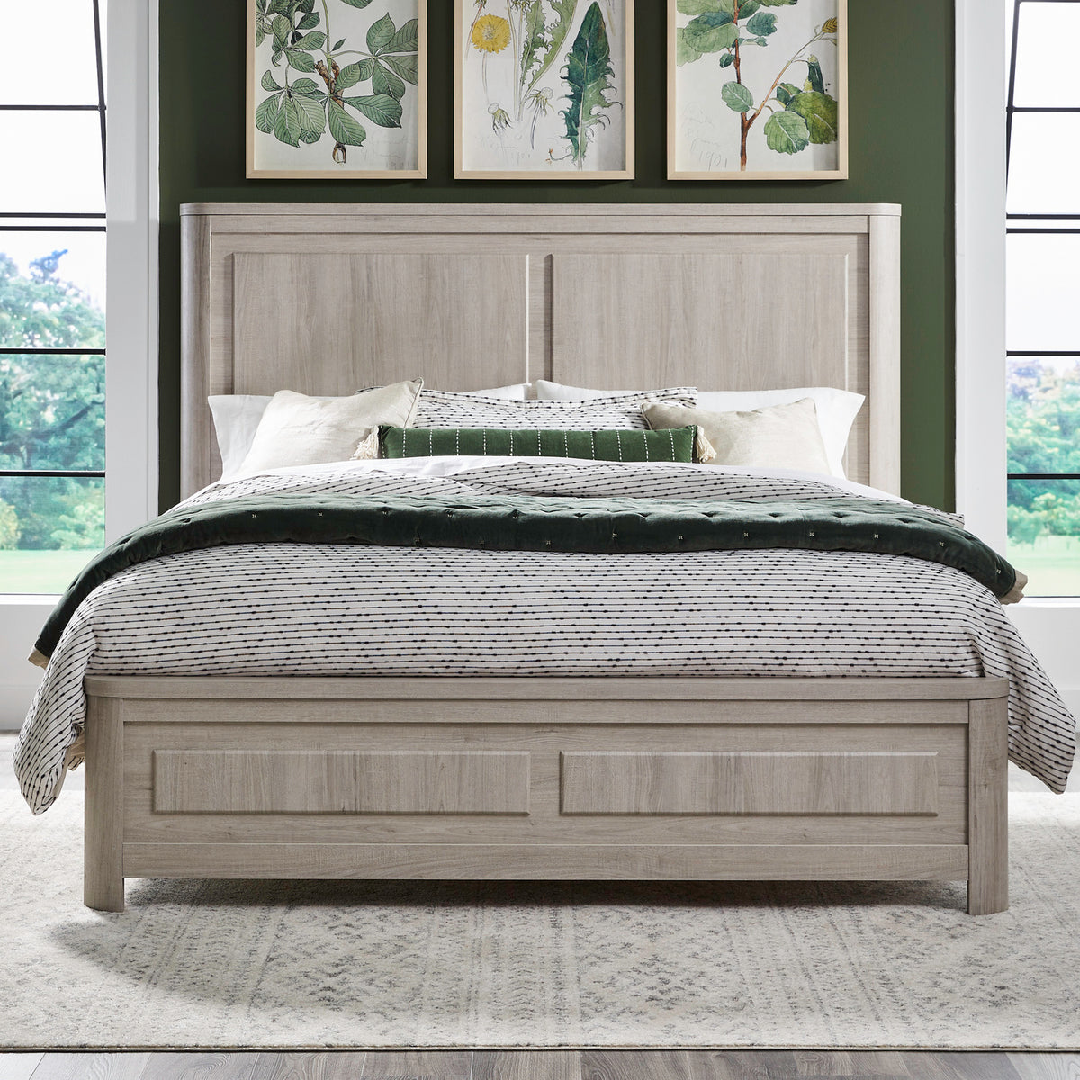 Modern Play Queen Panel Headboard & Footboard