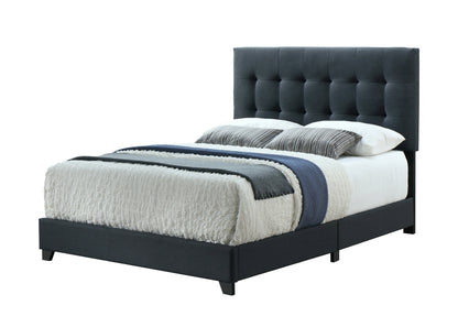 Patrick Queen Bed (Charcoal)