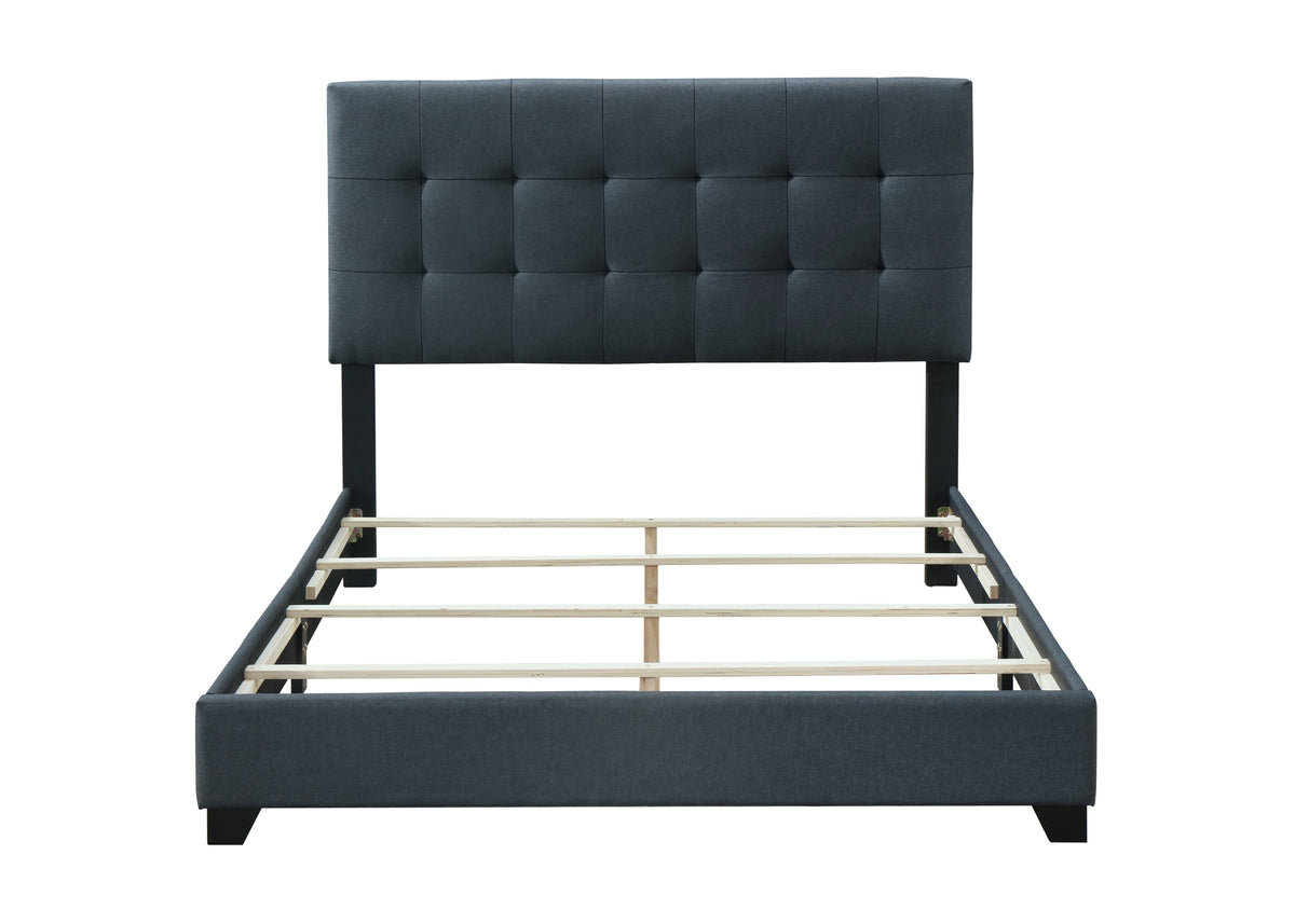 Patrick Queen Bed (Charcoal)