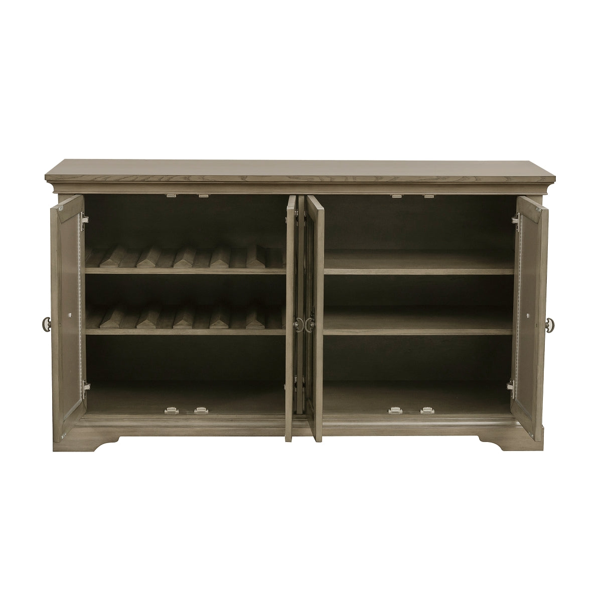 Vermillion Server with Mirrored Door