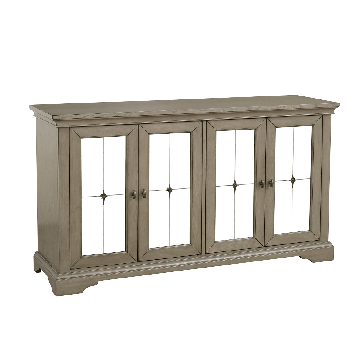 Vermillion Server with Mirrored Door