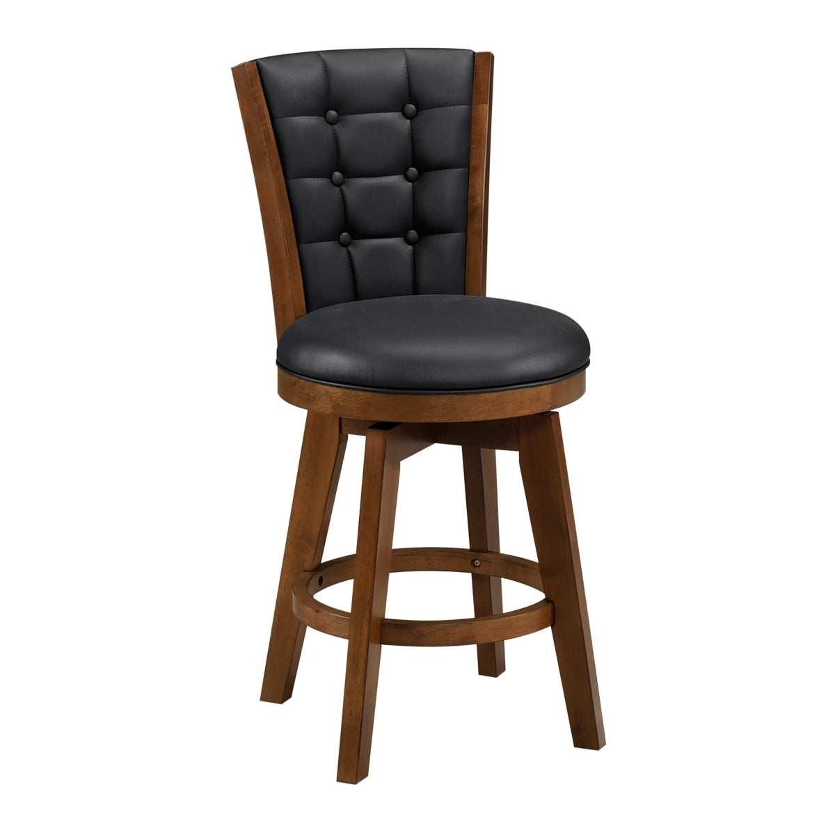 Medford Swivel Counter Height Chair - Black