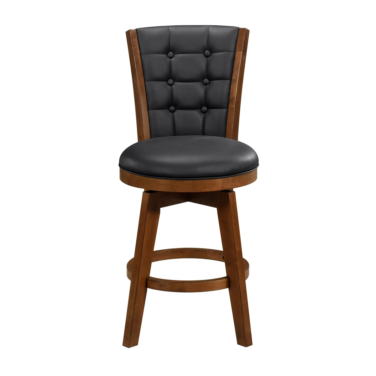 Medford Swivel Counter Height Chair - Black