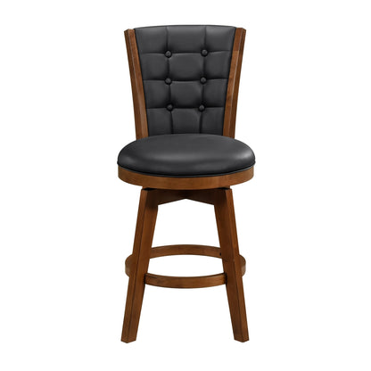 Medford Swivel Counter Height Chair - Black