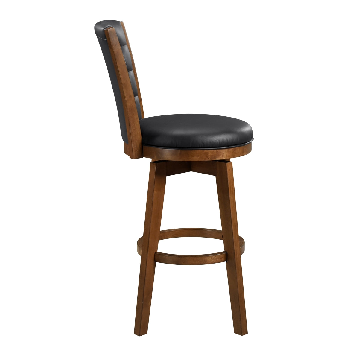 Medford Swivel Pub Height Chair - Black