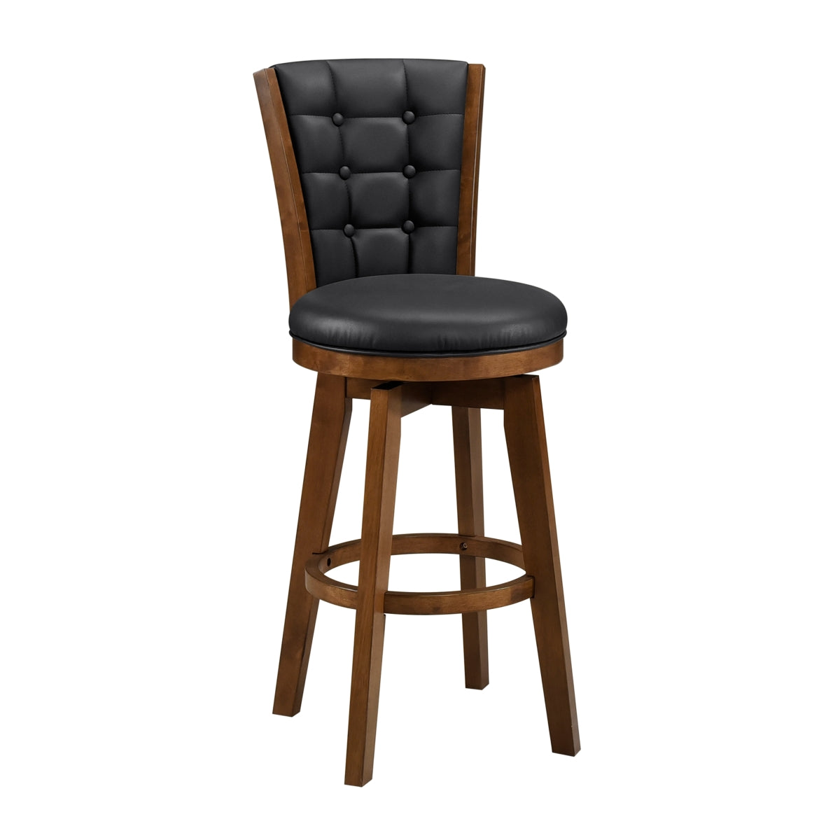 Medford Swivel Pub Height Chair - Black