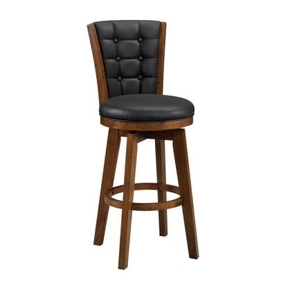 Medford Swivel Pub Height Chair - Black
