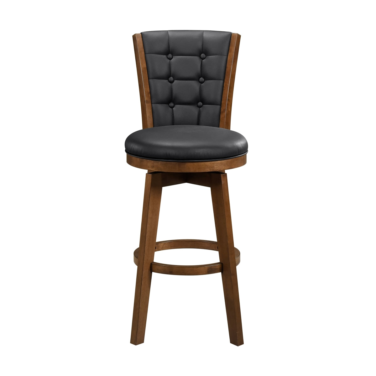 Medford Swivel Pub Height Chair - Black