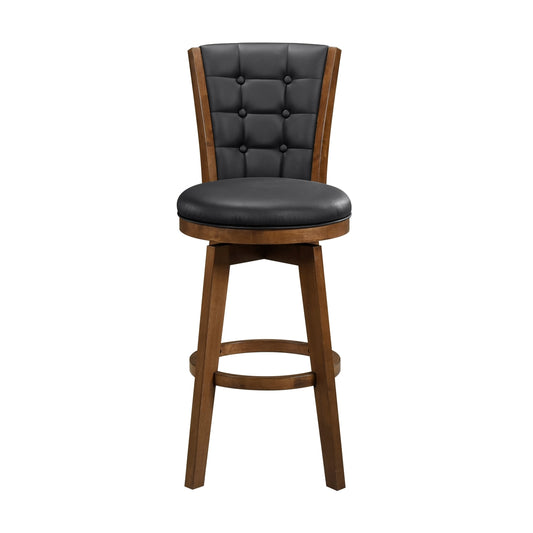 Medford Swivel Pub Height Chair - Black