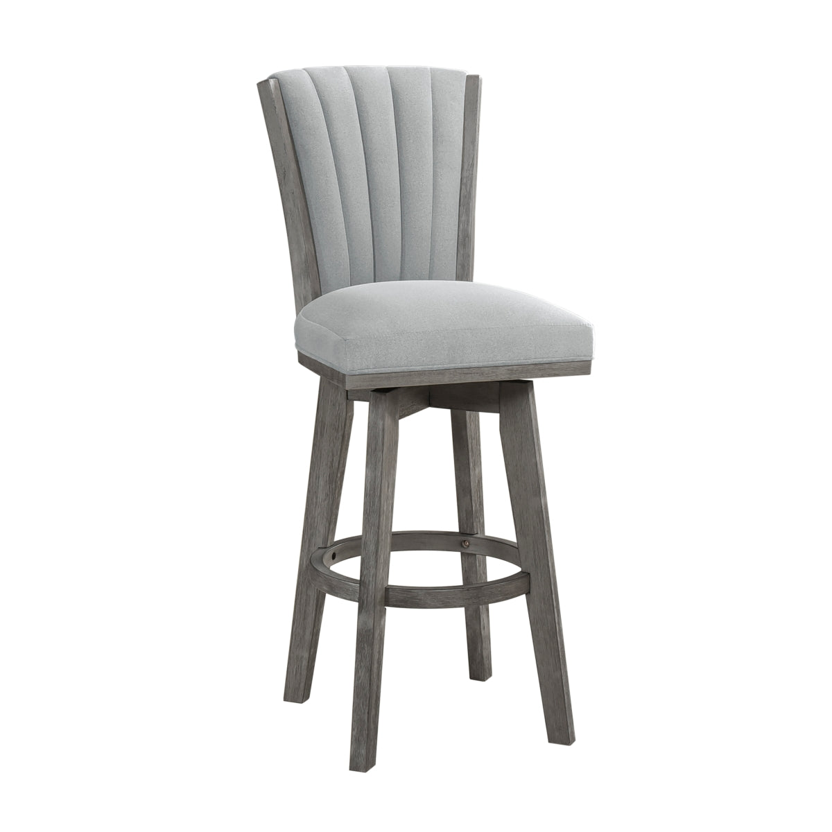 Corvallis Swivel Pub Height Chair - Gray