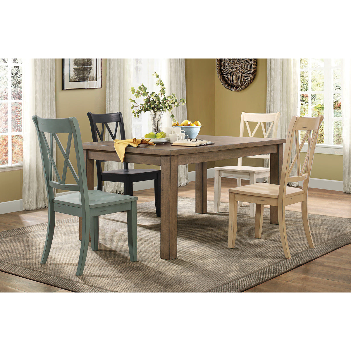 Janina Side Chair, Black
