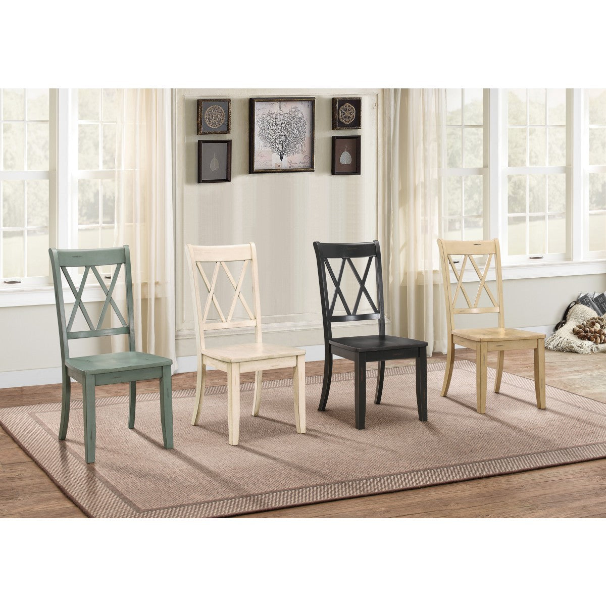 Janina Side Chair, Teal