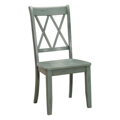 Janina Side Chair, Teal