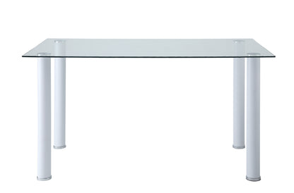 Florian Dining Table, Glass Top