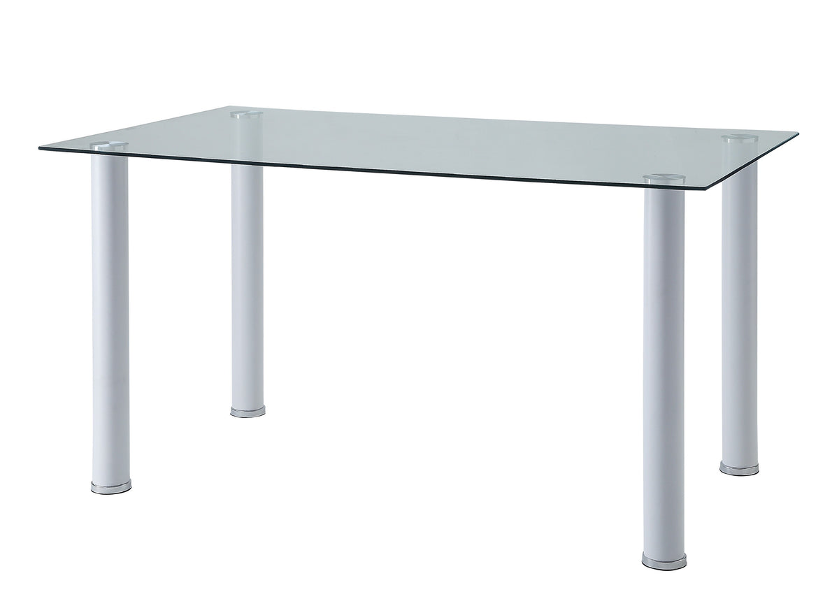 Florian Dining Table, Glass Top