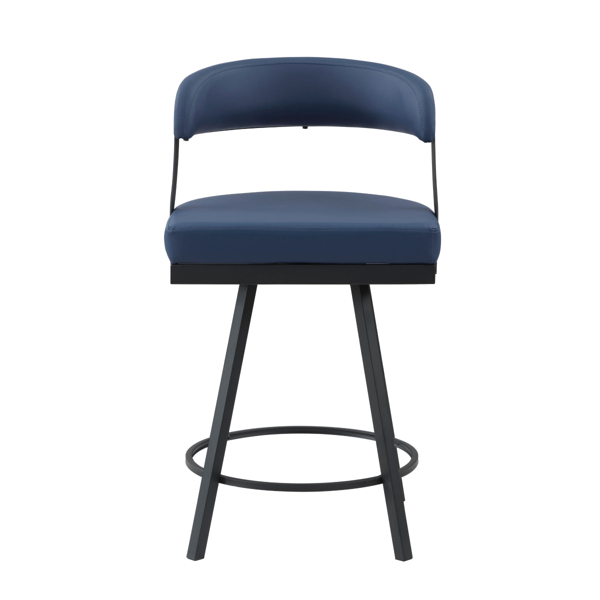 Crowley Swivel Counter Height Chair - Blue