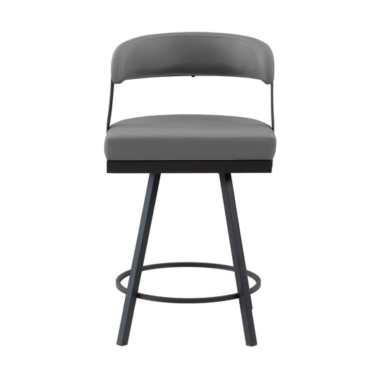 Crowley Swivel Counter Height Chair - Gray