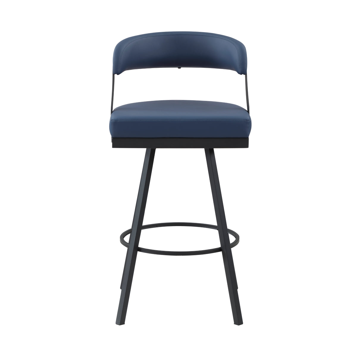 Crowley Swivel Pub Height Chair - Blue