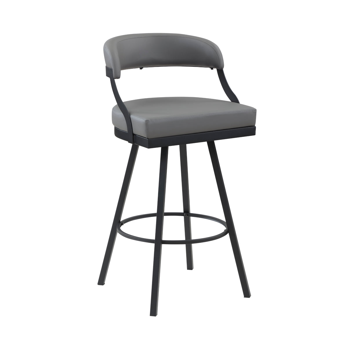Crowley Swivel Pub Height Chair - Gray