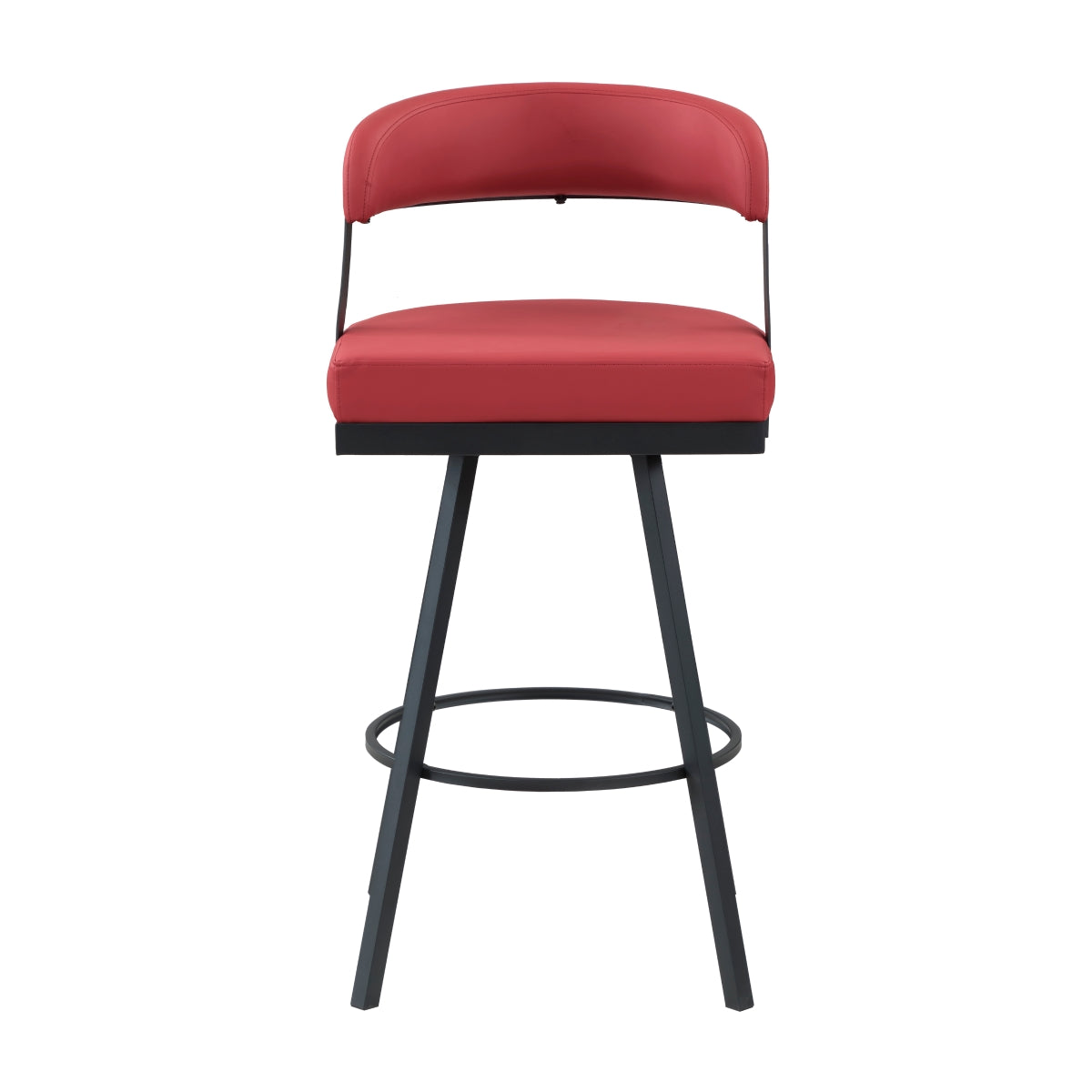 Crowley Swivel Pub Height Chair - Red